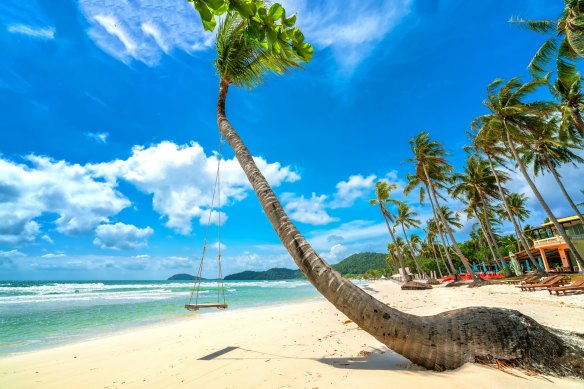 Sao beach in Phu Quoc island, Vietnam.