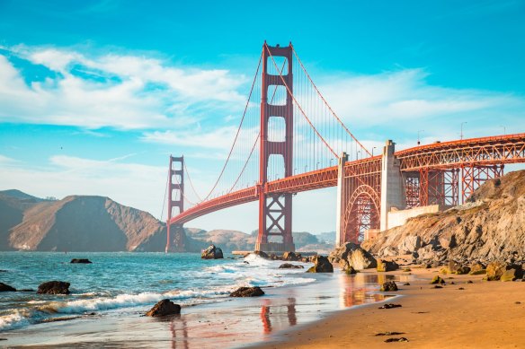 The Golden Gate Bridge took a little over four years to build once construction started.