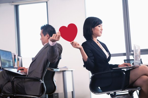 Sixty per cent of people in a recent survey said they’d had a workplace romance.