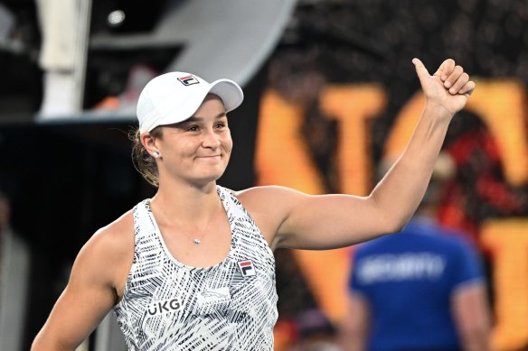 Tennis star Ash Barty has paid tribute to Australian of the Year Dylan Alcott.