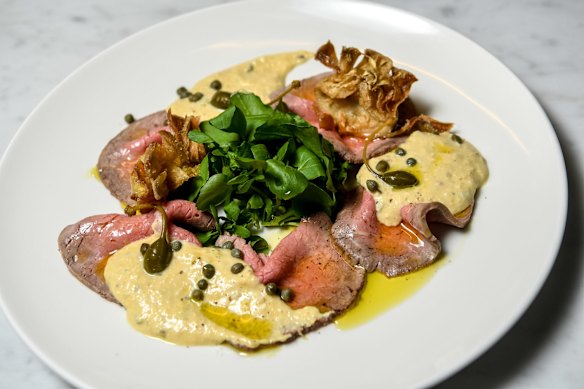 The vitello tonnato at Hero.

