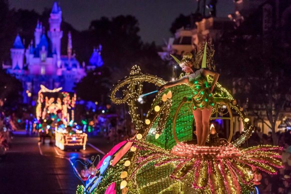 Disneyland’s Main Street Electrical Parade: their theme parks are very lucrative.