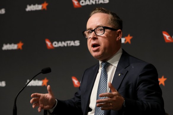 Qantas chief Alan Joyce is departing his role prematurely.
