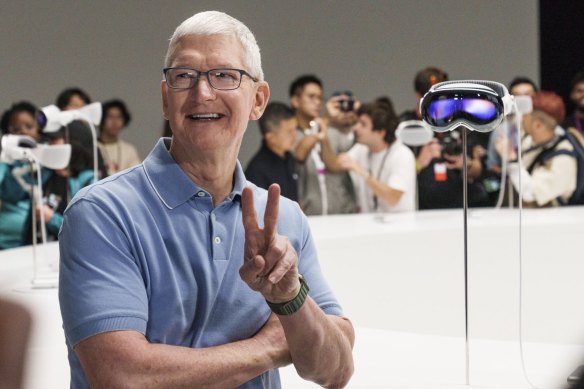 O chefe da Apple, Tim Cook, espera que o novo produto seja um grande sucesso.