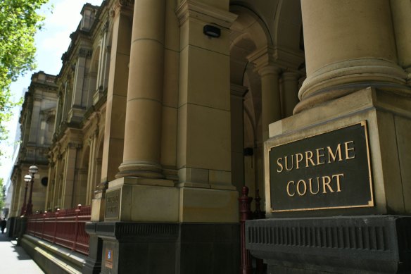 The Supreme Court in Melbourne.