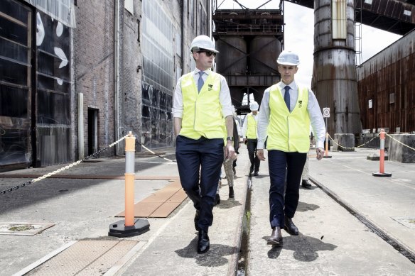 Dominic Perrottet and Rob Stokes didn’t see eye to eye on White Bay power station.