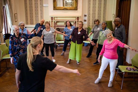Piccoli’s dance class is just one of many Dance Health Alliance programs available in NSW and South Australia.
