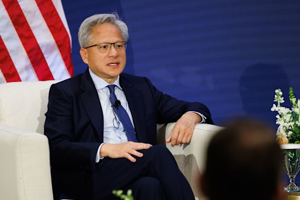 Jensen Huang, chief executive officer of Nvidia Corp.