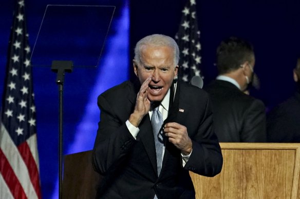 US President-elect Joe Biden has pledged to unify and mend a nation reeling from a worsening pandemic, faltering economy and deep political divisions.
