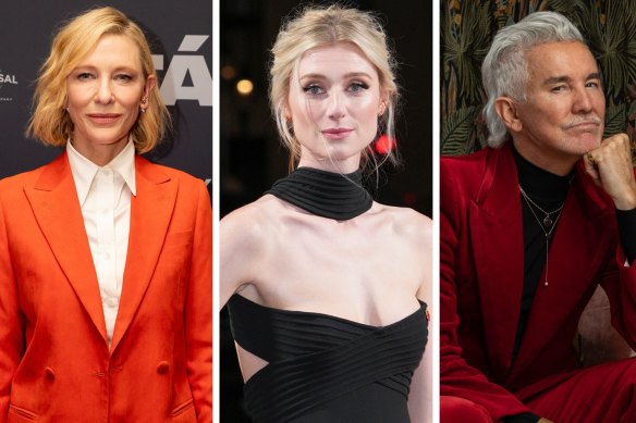 Australian nominees include Cate Blanchett, Elizabeth Debicki and Baz Luhrmann.