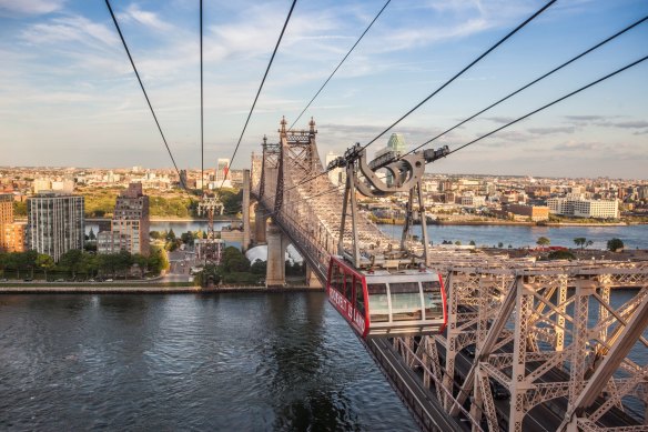 The Roosevelt Island Tramway.