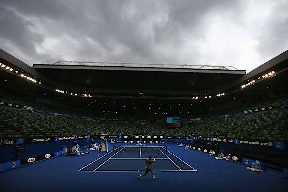 Melbourne Park will not be the same as previous years.