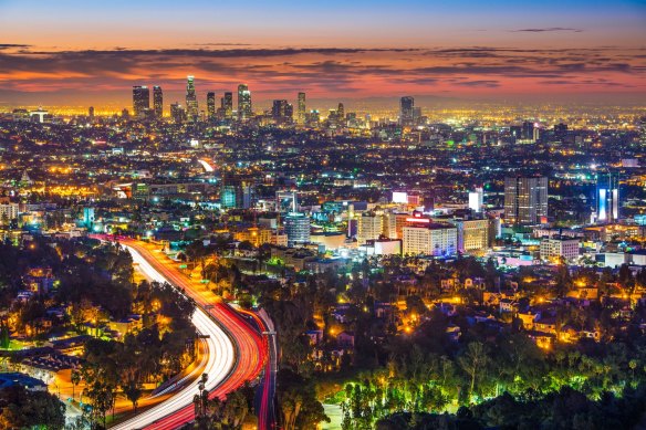 An incomparable make-out spot along Mulholland Drive.