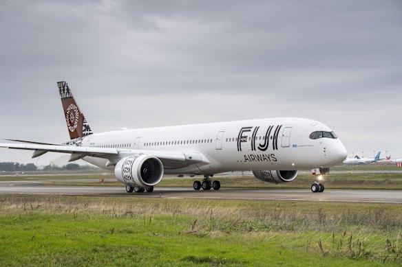 Fiji Airways flies Airbus A350s from Melbourne to Nadi.