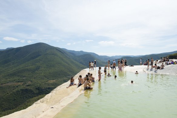 Hierve el Agua in Oaxaca.