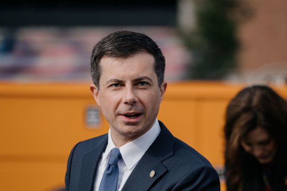 Former transport secretary Pete Buttigieg.