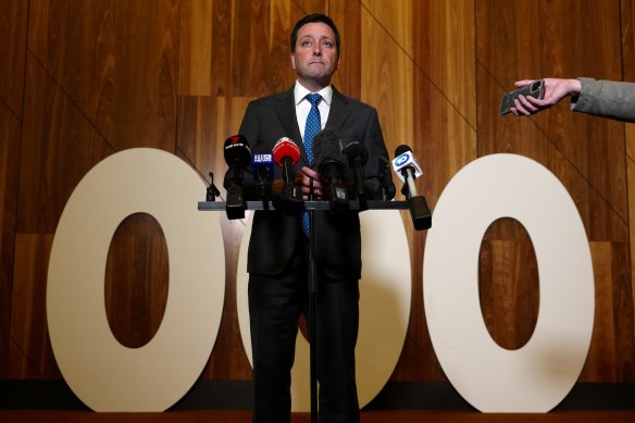 Opposition Leader Matthew Guy is promising to fix Victoria’s beleaguered health system, including the triple-zero emergency call-out services.