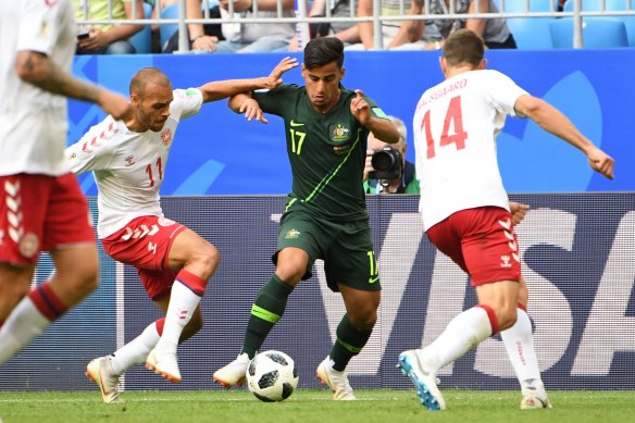   Daniel Arzani was the rising star of the Socceroos in the 2018 World Cup.  
