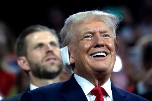 Donald Trump at the Republican National Convention.