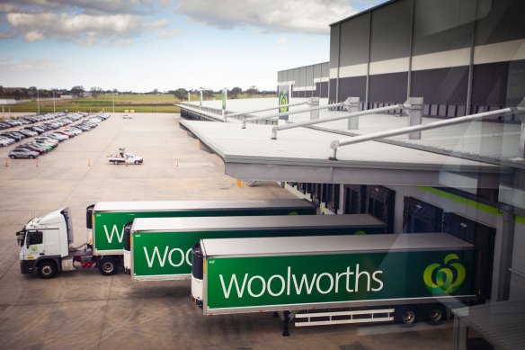 Workers at Woolworths’ massive warehouses are kept to strict KPIs.
