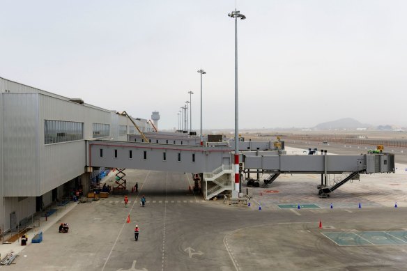 The airport is scheduled to open on March 30.
