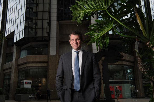 Mike Baird spent almost three years at NAB as the bank’s chief customer officer for corporate and institutional banking, and later consumer banking.