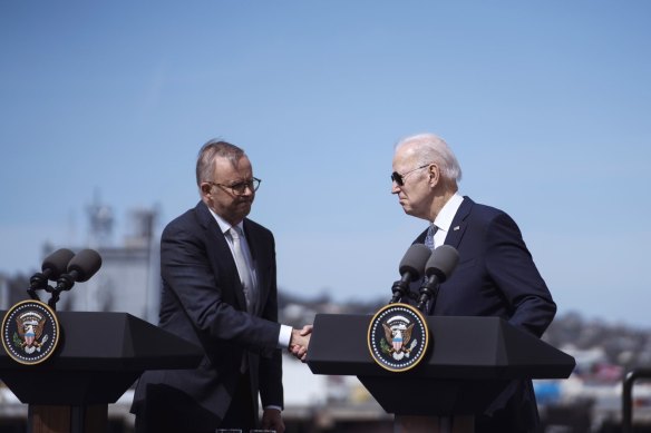 Prime Minister Anthony Albanese and US President Joe Biden have formed a close relationship over the past year.