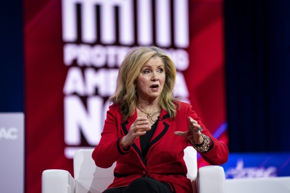 US politician Marsha Blackburn was criticised by Taylor Swift in 2018.