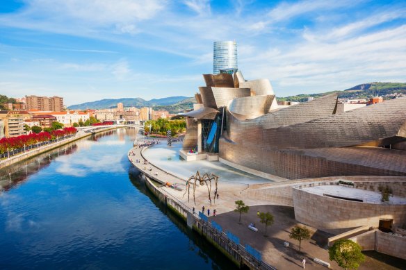 The Guggenheim Museum in Bilbao.