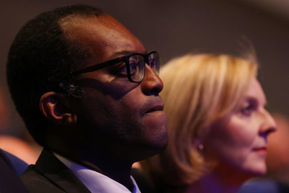 Kwasi Kwarteng, the UK Chancellor of the Exchequer, and new PM Liz Truss, who acknowledged her government mishandled the announcement on unfunded tax cuts. 
