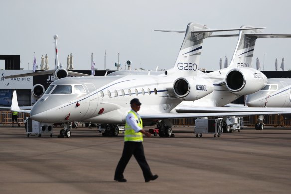Two Gulfstream G280 jets similar to that pictured will replace the government’s existing Citation and Hawker jets.