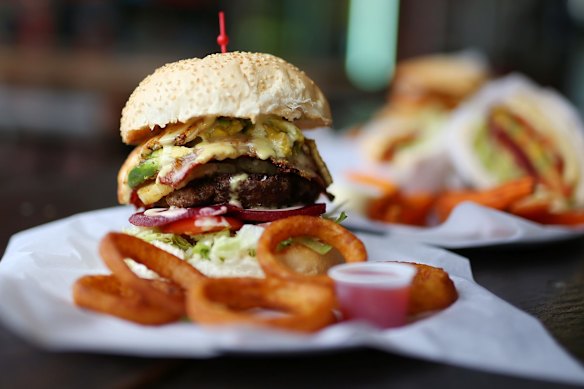 Just Poppy's burgers have a distinctly Australian bent.
