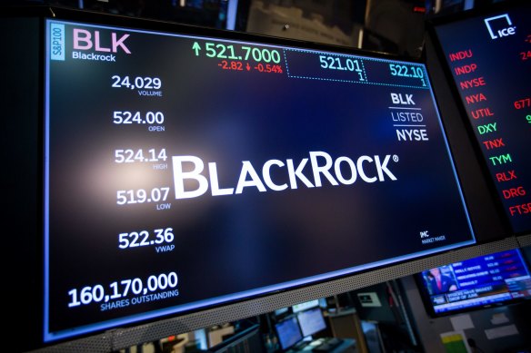 BlackRock manages about $120 billion in Australia, making it one of the biggest shareholders in the local market.