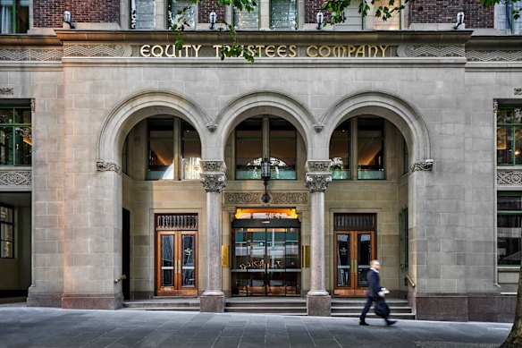 The Hilton Melbourne Little Queen Street, set within the heritage-listed Equity Trustees building.

Photo: supplied