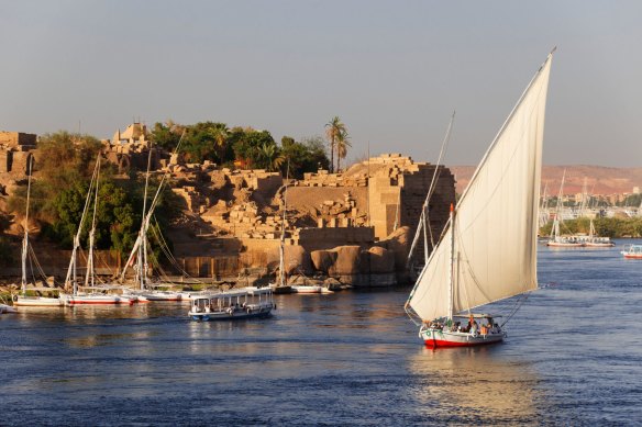 The riverbanks are best in Aswan.