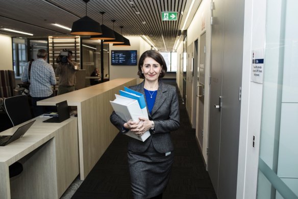 Gladys Berejiklian in 2015 when she was NSW treasurer.