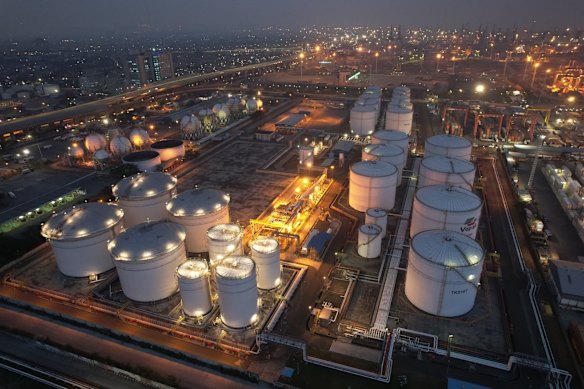 Asian oilfields supply much of Australia's petrol and diesel. 