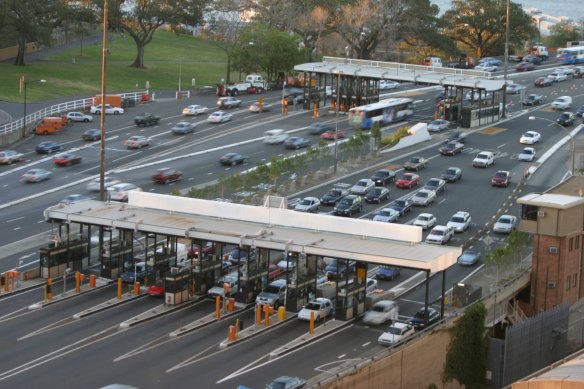 Tolls were increased for southbound traffic on the Sydney Harbour Bridge in the late 1980s to pay for the Sydney Harbour Tunnel. 
