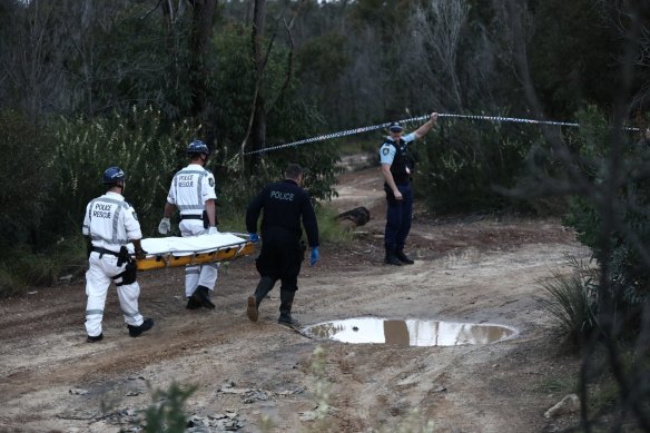 The 33-year-old’s body was recovered by police near Sandy Point Quarry in bushland near Menai.