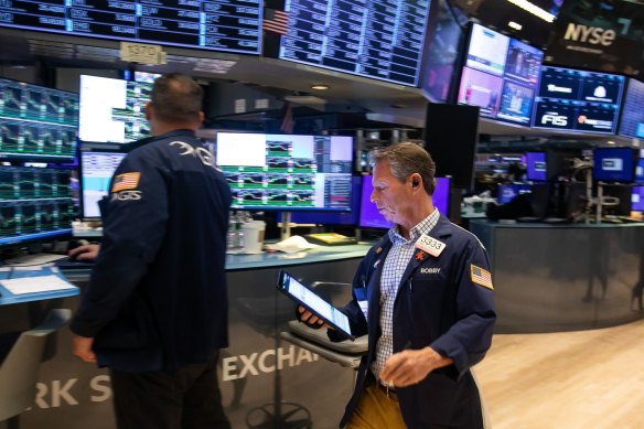 US stocks edged higher overnight, but the market struggled in October, posting a loss for the month.