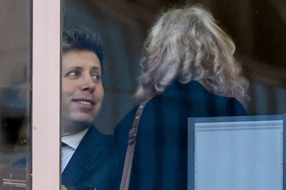 Musk accused Sam Altman (pictured) and OpenAI president Greg Brockman of not being “honest” about the future plans for the company.