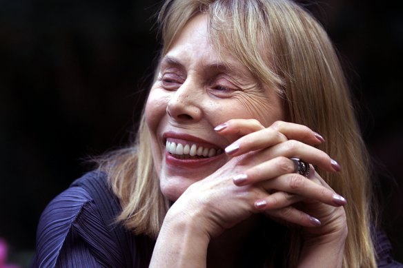 Singer songwriter Joni Mitchell.