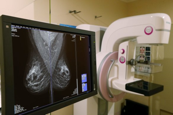 Twenty per cent of breast cancers are missed in mammograms.