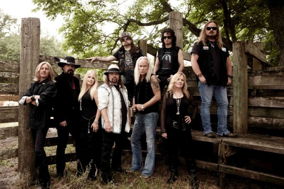 Lynyrd Skynyrd was another band managed by Sally Arnold.