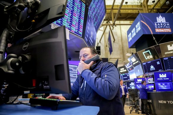 Wall Street slumped as AI investment fears continue to cast a heavy shadow over the market.