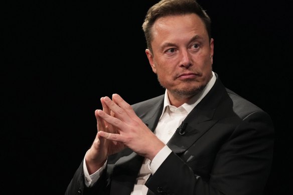Tesla’s 10 per cent fall has taken a big chunk out of Elon Musk’s net worth. 