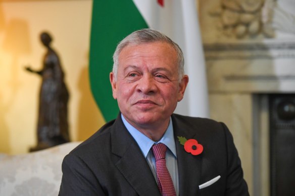King Abdullah II of Jordan.