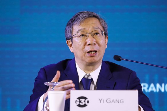 PBOC governor Yi Gang said on Sunday that the developer’s plight “casts a little bit of concern” but “overall, we can contain the Evergrande risk.”