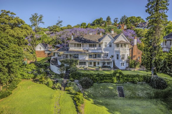 The historic property Elaine, bought by Scott Farquhar and Kim Jackson  for $71 million three years ago.