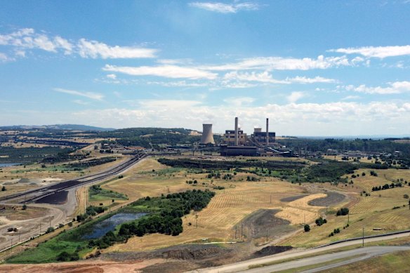 EnergyAustralia’s Yallourn Power Station in Victoria’s Latrobe Valley.